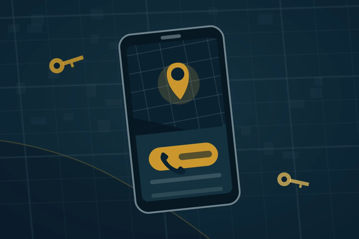 Karşıyaka en yakın anahtarcı: telefon ekranında konum paylaşımı ve arama düğmesi